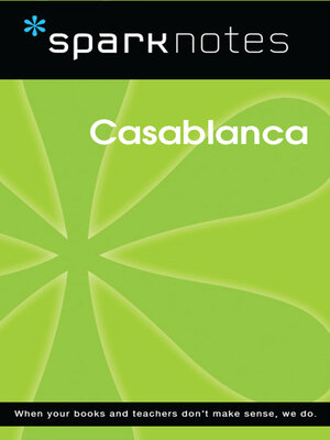 cover image of Casablanca (SparkNotes Film Guide)